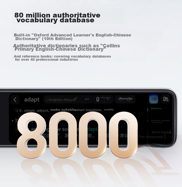 Youdao Dictionary Pen X7 Pro Long Battery Version [Renovation Subsidy] English Reading Pen for Primary, Middle And High School Students, All-Subject Scanning Learning Machine, Electronic Dictionary, Translation Pen, Vocabulary Pe 19