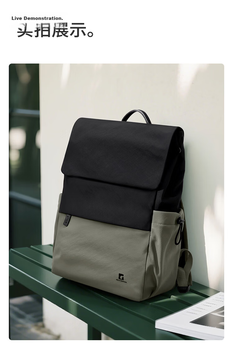 GOLF Lightweight Laptop Backpack 14/16 Inch Large Capacity Student Travel Business Bag 36
