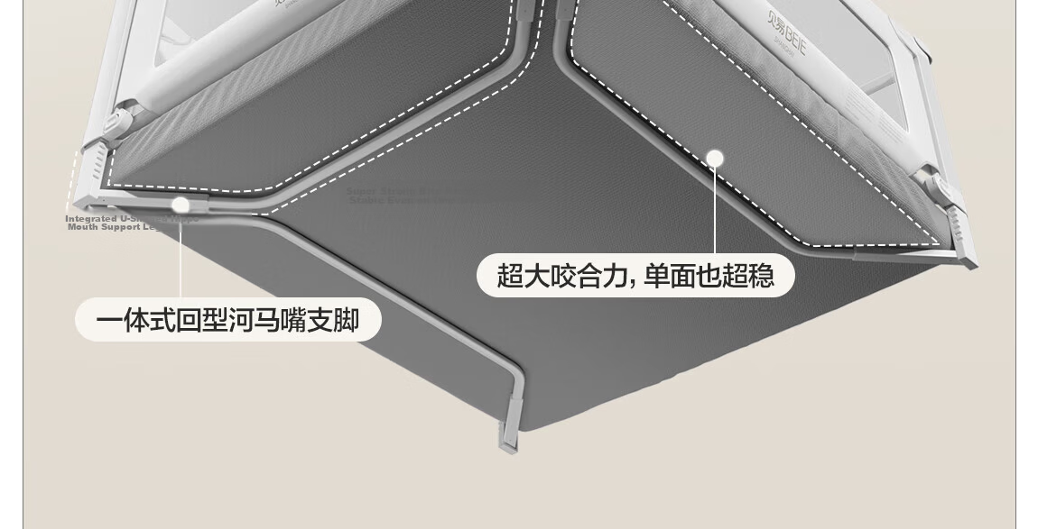 Beiyi Baby Anti-Fall Protective Bed Rail Guard No-Drill Bed Fence 1.8×2m Double-Sided Set 17