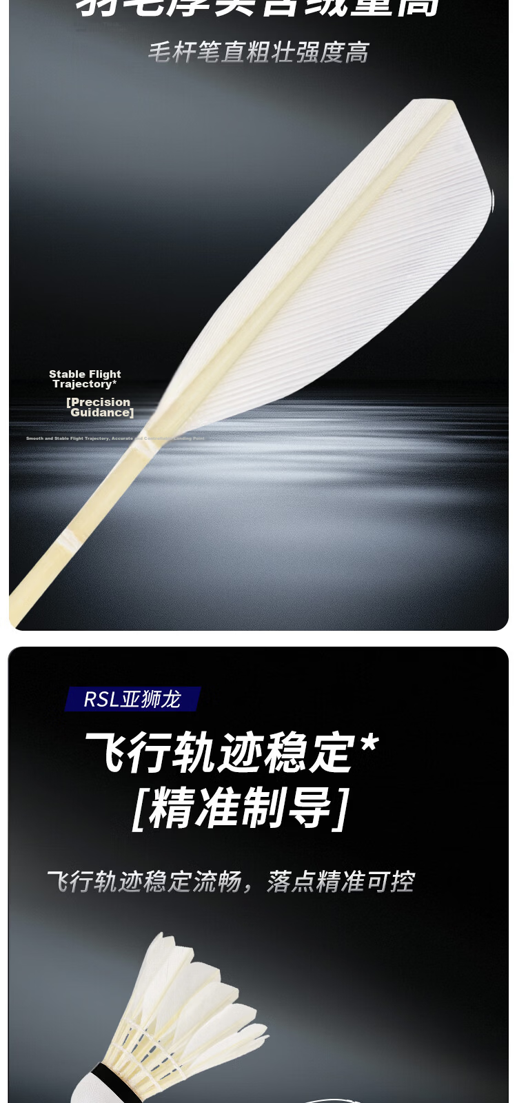 RSL Badminton Training And Competition Shuttlecocks, Durable And Stable Flight, No. 88, Badminton Shuttles (12-Pack) 2