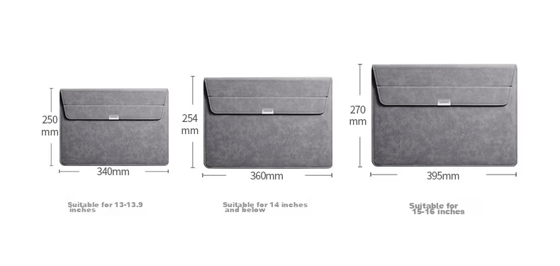 UGREEN Laptop Sleeve, Notebook Inner Case for 15.6/16 Inch Laptops, Protective Cover Storage Bag Compatible with Apple MacBook Pro/Huawei MateBook/Lenovo/ASUS, Can Be Used As Stand 13