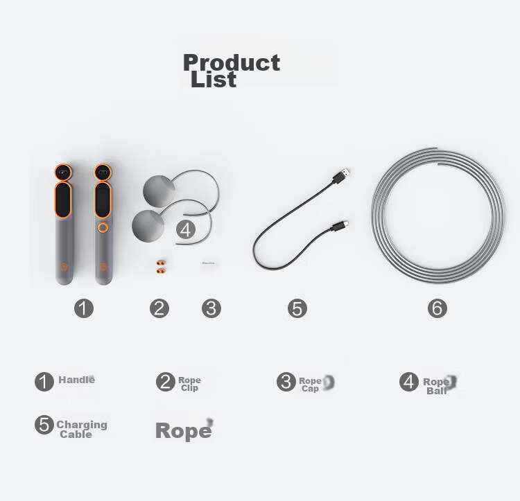 JD Jingzao Cordless and Wired Smart Counting Jump Rope for Adults and Students Fitness Speed Steel Wire Rope 18
