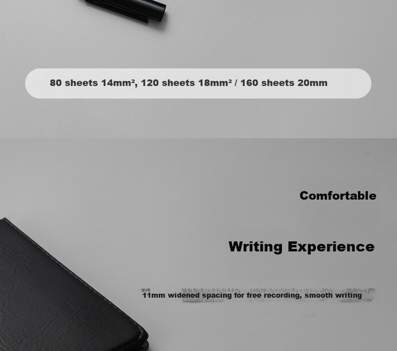 M&G Color-Block Soft Leather Cover Notebook, Meeting Office Supplies, Conference Record Book, Affordable Diary, Journal, Business 25K120 Single Book APYD2K78 6