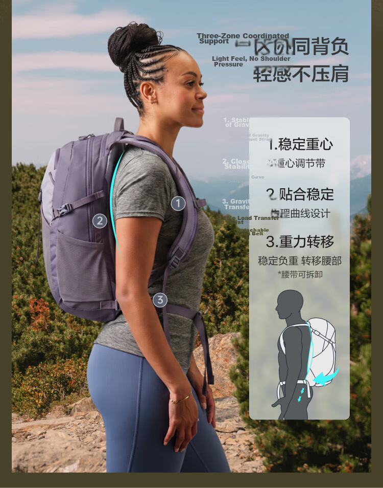 GREGORY Hummingbird NANO 24L Lightweight Outdoor Hiking Backpack Unisex Trail Running Bag 43J 6