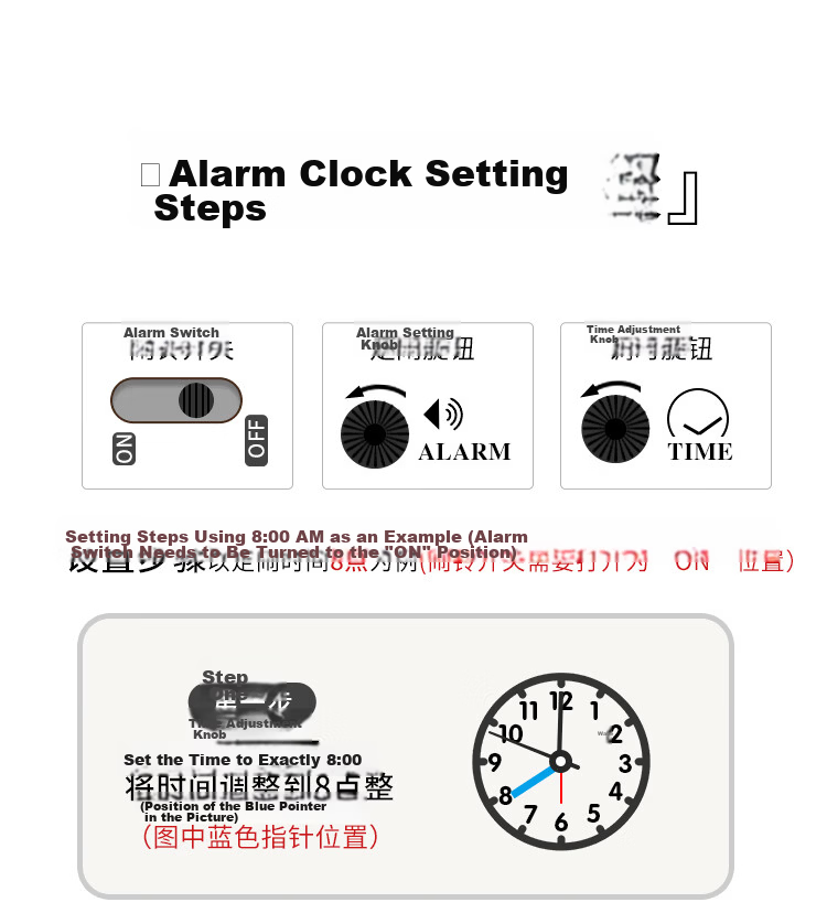 Kangbasi Desktop Children's Quartz Alarm Clock Student Wake-Up Essential Back-to-School Minimalist Bedroom Bedside Classic Bell Clock 2102 Green Children's Day Gift 13