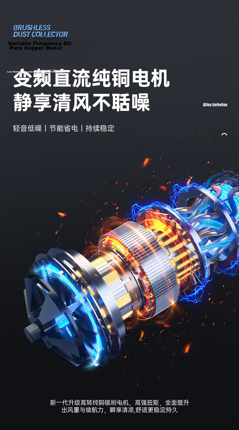 Great Wall LED Bladeless Ceiling Fan Light Modern Minimalist Living Room Bedroom Ceiling Fan Lamp Zhongshan Lighting 10