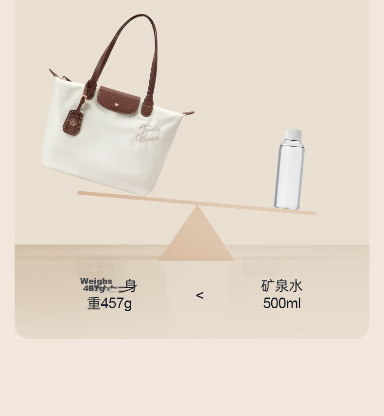 Teenie Weenie Bear Shoulder Bag Women's 2026 New Large Capacity Tote Crossbody Bag Commuter Valentine's Day Gift 7