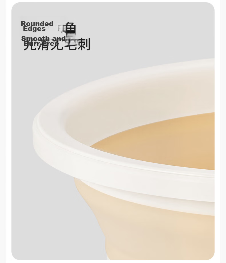 Xitianlong Foldable Basin Travel Portable 38cm Face Basin Hanging Kitchen Bathroom Collapsible Water Basin 1 Piece 13