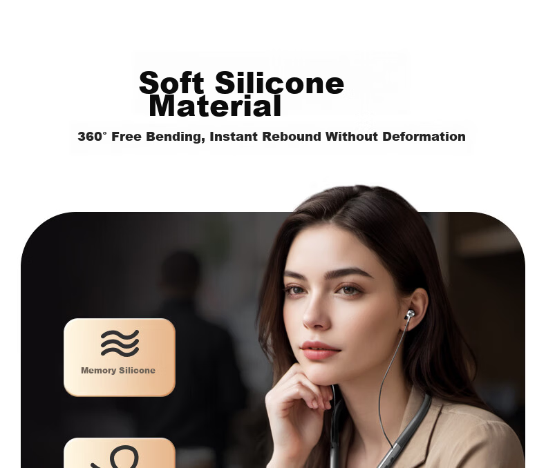 Aigo Sports Bluetooth Neckband, Bluetooth 5.4, Neck-Hanging Style, Ultra-Long Standby Time, Durable Drop-Resistant, Suitable for Apple, Xiaomi, OPPO, Long Battery Life, WP01 Gray And Black 13