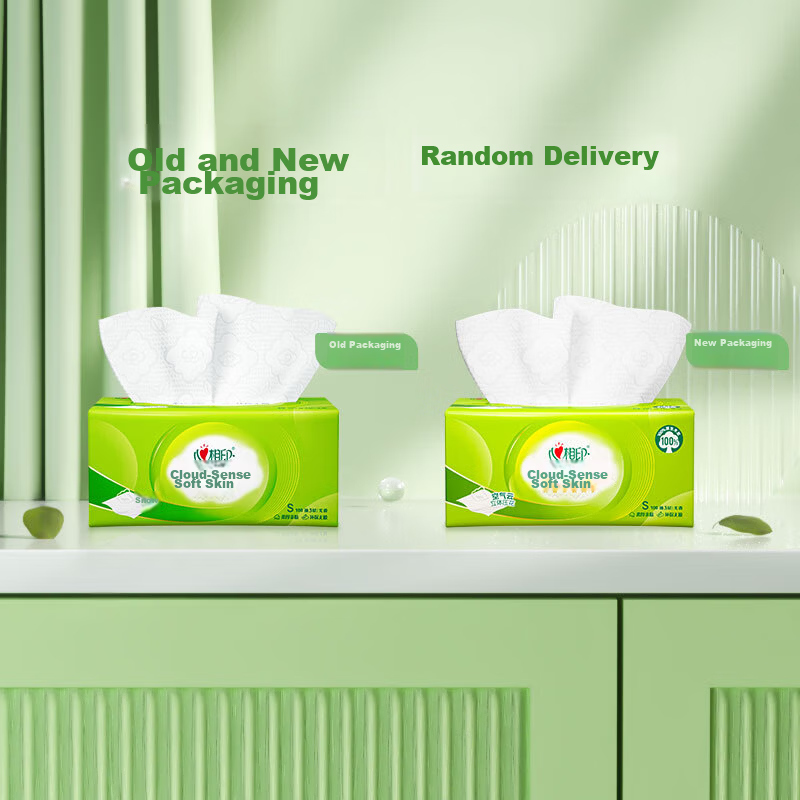 Mind Act Upon Mind Facial Tissues, Paper Towels, Soft Cloud-Like Feel, 3-Ply, 88 Sheets * 8 Packs, True M Size, Facial Tissues, Toilet Paper 2