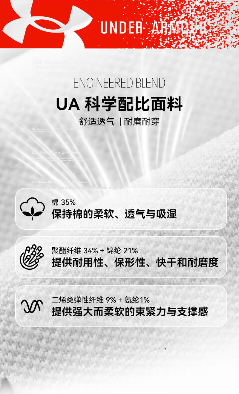 Under Armour Basketball Socks, Sports Socks for Men And Women, Running Badminton Socks, Sweat-Absorbing Odor-Resistant Mid-Calf Cotton Socks, Black XL Size 6