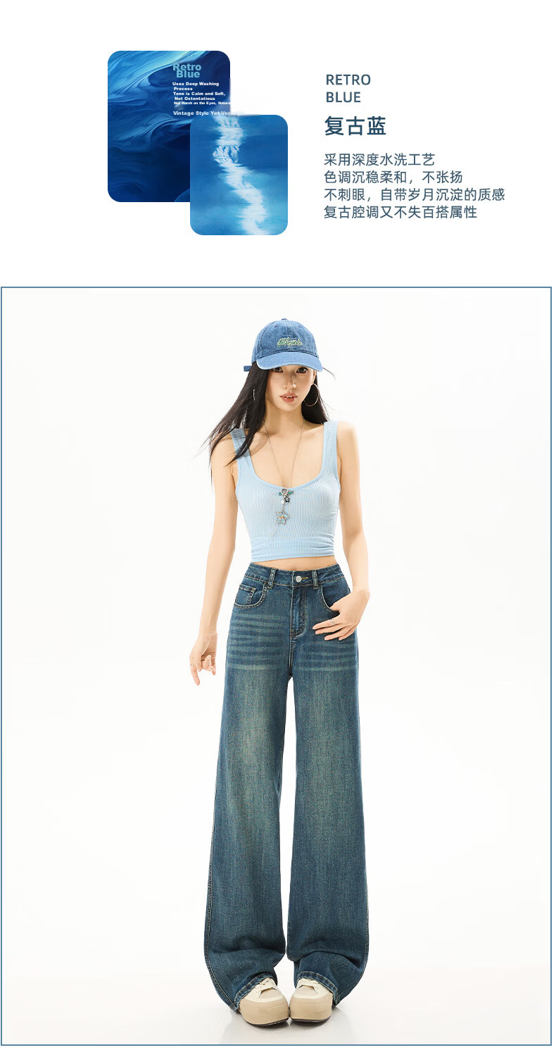 Xueqiman Narrow Straight Leg Jeans Women 2026 New High Waist Slim Tencel Denim Pants Female 16