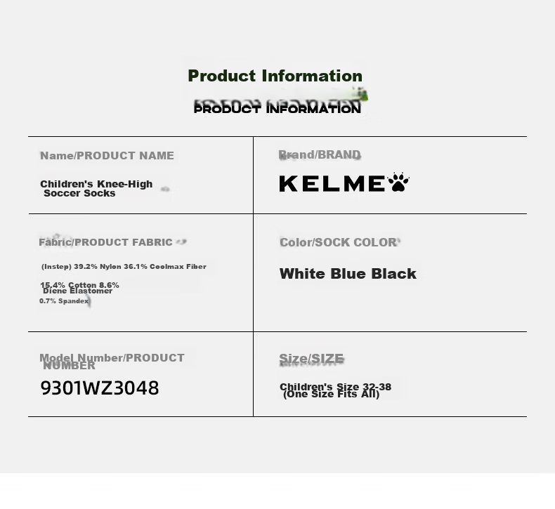 KELME Children's Long Soccer Socks, Thickened Terry Bottom, Non-Slip, for Competitions And Training, Sports High Socks, Youth Training, Orange 8