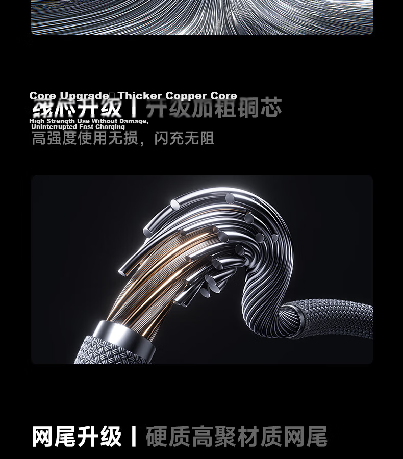 Baseus Dual-Head Type-C Smart Power-Off Charging Cable PD100W Super Fast Charging Data Cable for Huawei Honor Xiaomi Apple iPhone 17/16/15 iPad Laptop 2m Blue 16
