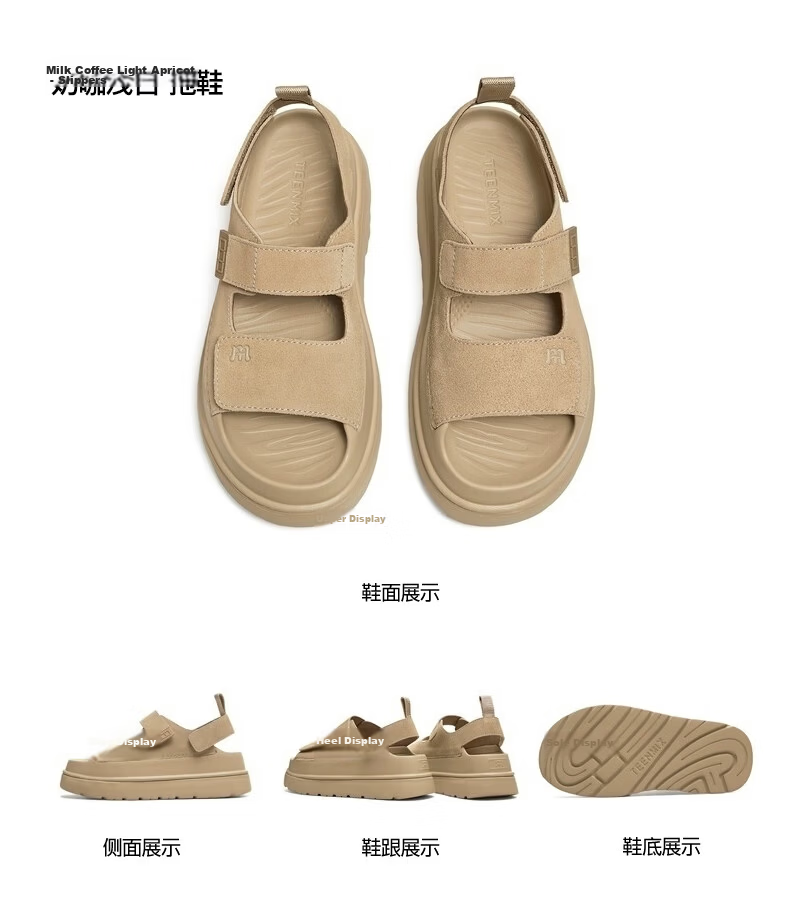 Tianmeiyi Ice Cream Shoes Thick Sole Height Increasing Birkenstock Slippers Casual Sandals Women Outdoor Retro Summer 2026 New Style 19