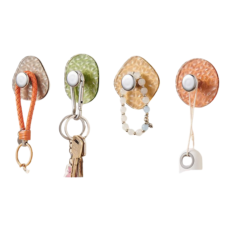 Ecoco Invisible Hooks for Bathroom, Kitchen, Toilet, Strong Adhesive Hooks without Nails, Door Back Clothes Hangers, Waterproof And Moisture-Proof