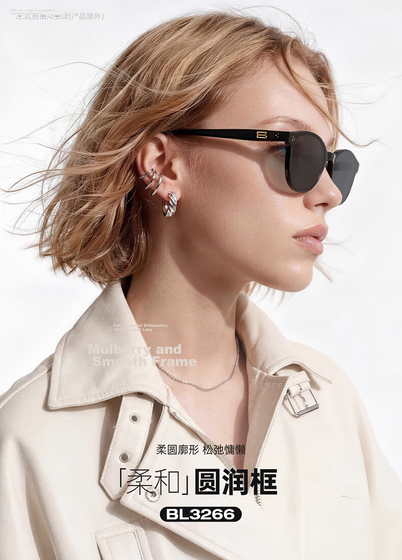 BOLONBOLON BL3266A13 Polarized Sunglasses Unisex Yang Zi Style New Arrival Qixi Festival Gift 2