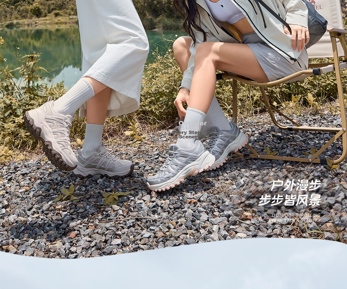 CAMEL [Dilraba Same Style - Yunyi 2.0] Outdoor Hiking Shoes Unisex Non-Slip Wear-Resistant Trekking Sneakers 3023 2