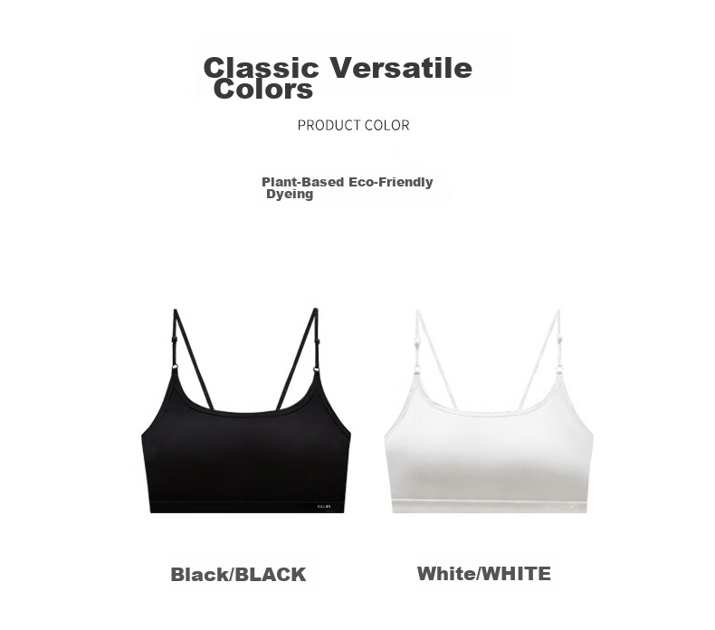 GUJIN Women's Back Beauty Bra 2026 Cotton Strapless Vest Summer Thin Large Chest Minimizing Push-Up Bra 16