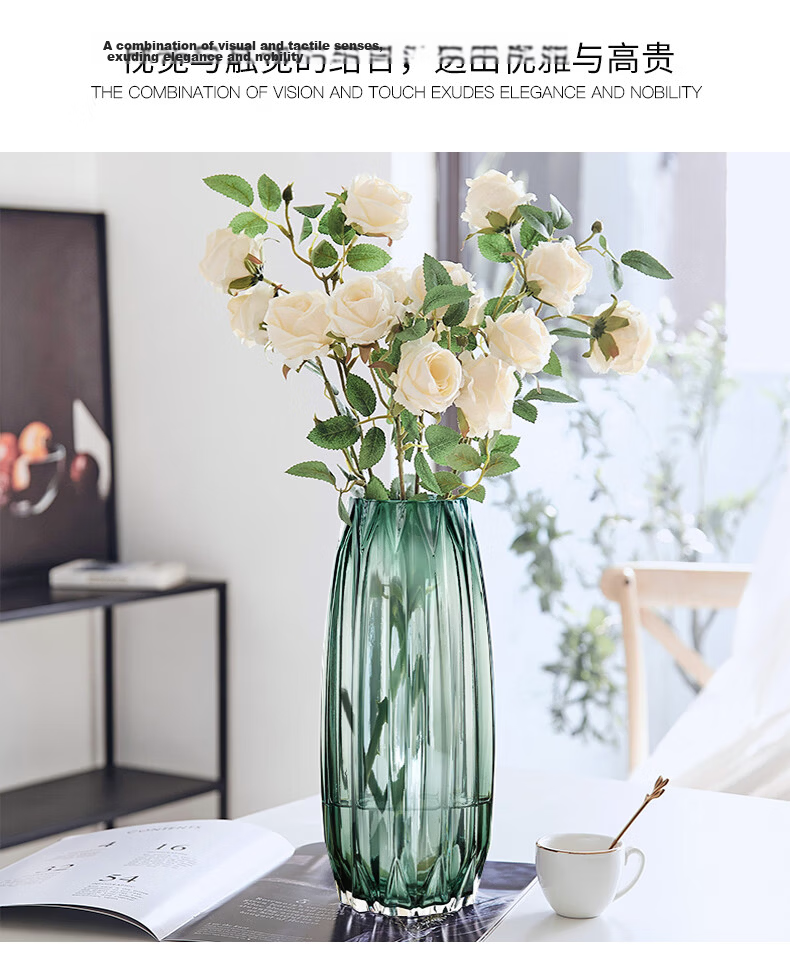 Octopus Vase Transparent Minimalist Glass Birthday Gift Artificial Flower Arrangement Decor Lucky Bamboo Hydroponic Plant New Year Gift 7