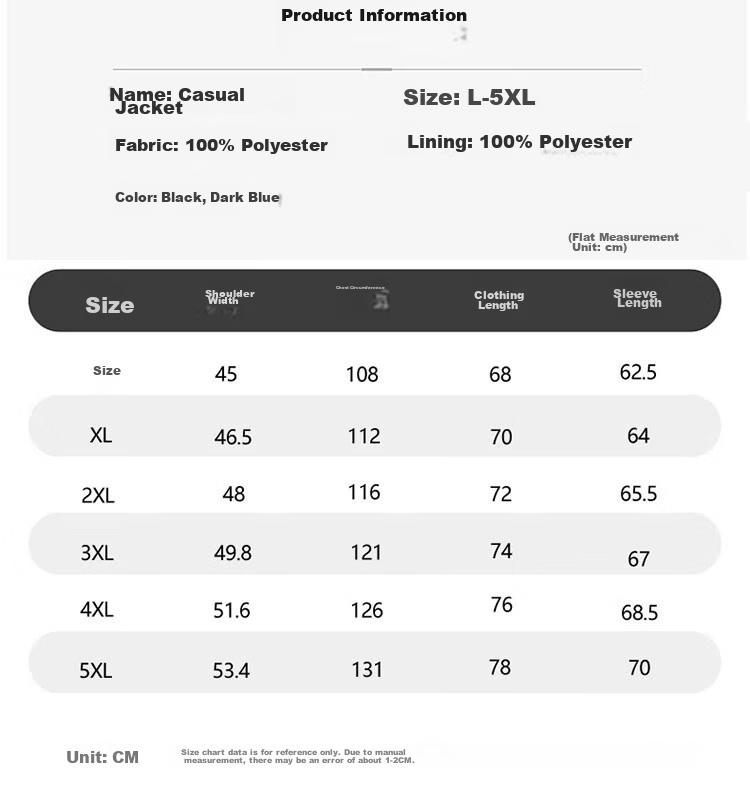 TUCANO Men's Spring Autumn Jacket Lapel Business Casual Executive Coat Fashion Versatile Comfortable Top Black XL 8