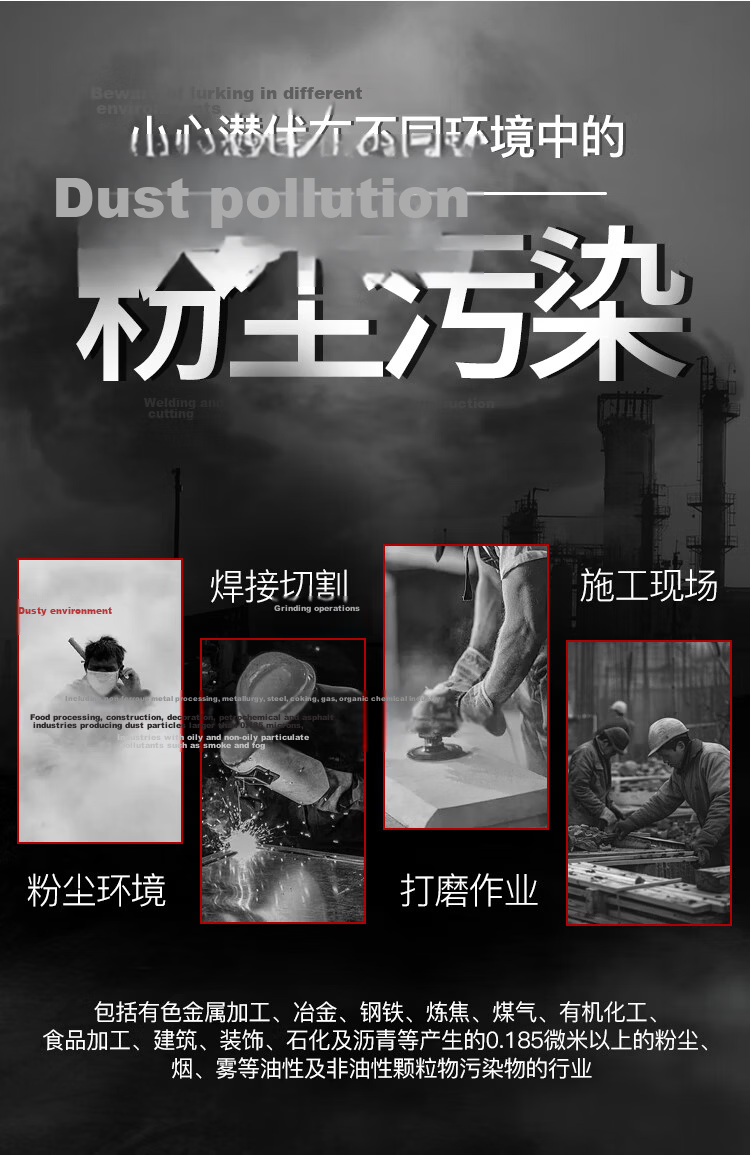 Xinggong Gas Mask Activated Carbon Mask Organic Gas Spray Painting Printing Single Canister Respirator 3