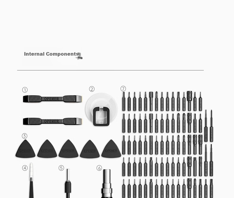 DELIXI ELECTRIC Screwdriver Set, Household Mini Multifunctional Screwdriver Kit, Torx Disassembly Tools, 180-In Manual Screwdriver Set 23