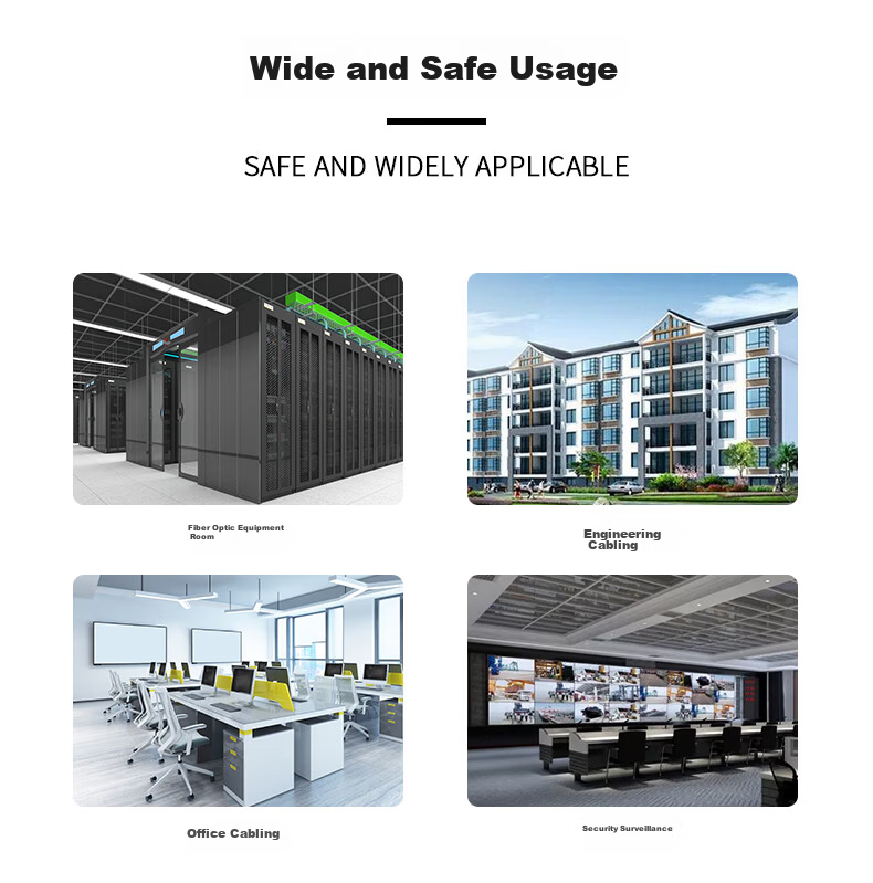 Rongwei Sheng 8-Port Fiber Optic Terminal Box FC Single-Mode 9/125 Fully Equipped with Flange Pigtail Cable Splice Box Universal Fiber Optic Splice Tray Distribution Frame RWS-ZDH-8FC 5