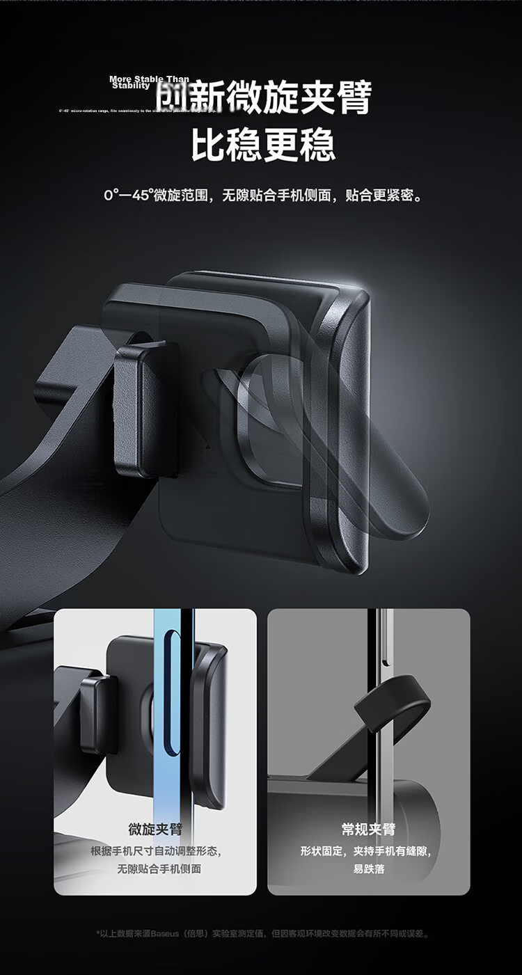 Baseus Car Phone Holder Air Vent Gravity Mount for Huawei Apple Car Accessories 7