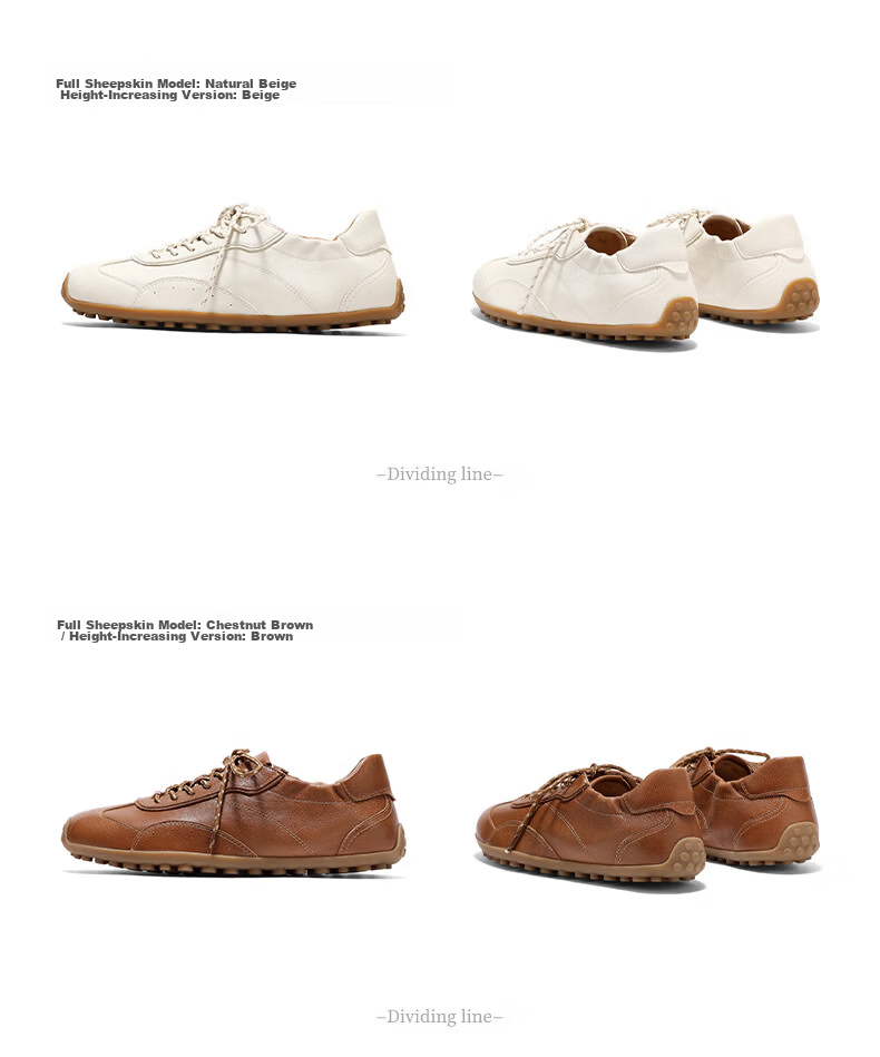 Senda Qixi Gift Xu Ruohan Same Style Sheepskin Casual Sneakers Women 4XV21BM6 Beige Size 34 23