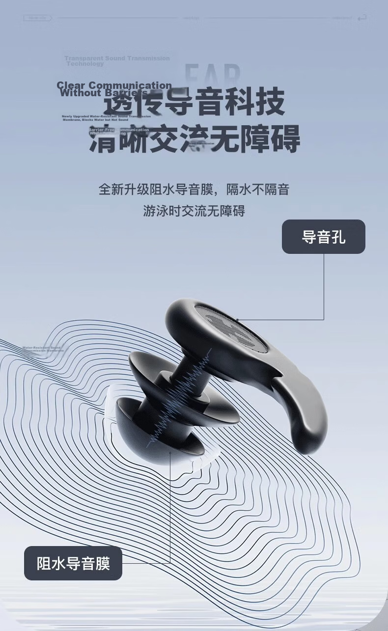Keep Nose Clip for Swimming, Professional Anti-Slip Device for Adults And Children, Anti-Choking Nose Plug, Professional Bathing Equipment, Blue 3