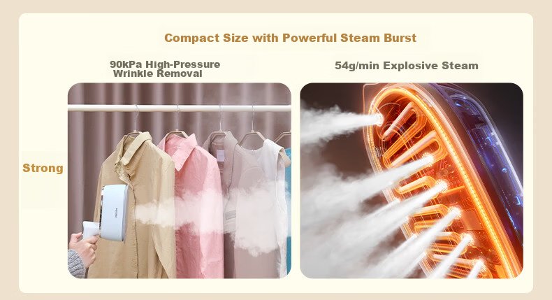 PHILIPS Handheld Compact Iron And Garment Steamer for Home Use, Portable Travel Ironing Machine, Gift, STH3050/30 8