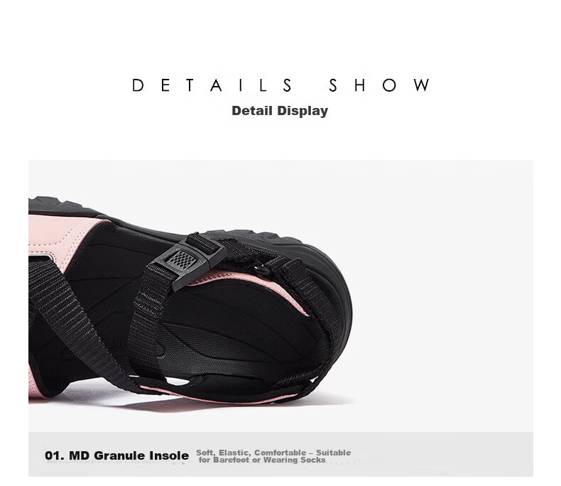 CAMEL Women's Outdoor Sandals Cute Cool Version Colorblock Thick Sole Sandals L25M076016 Black Size 37 24