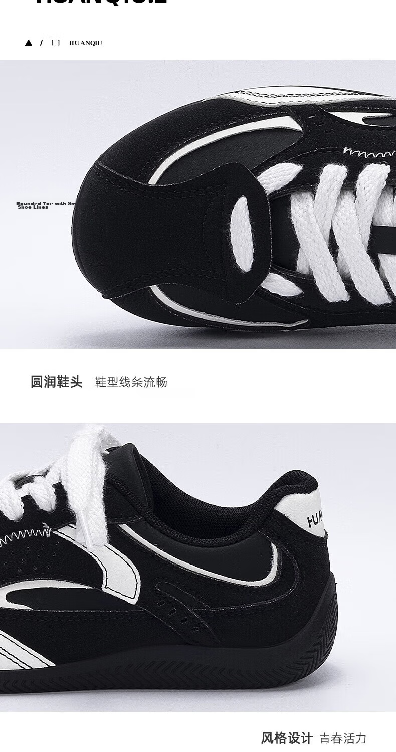 Global Vintage German Training Shoes Women's 2026 New Summer Gray Lightweight Versatile Casual Student Racing Shoes 5