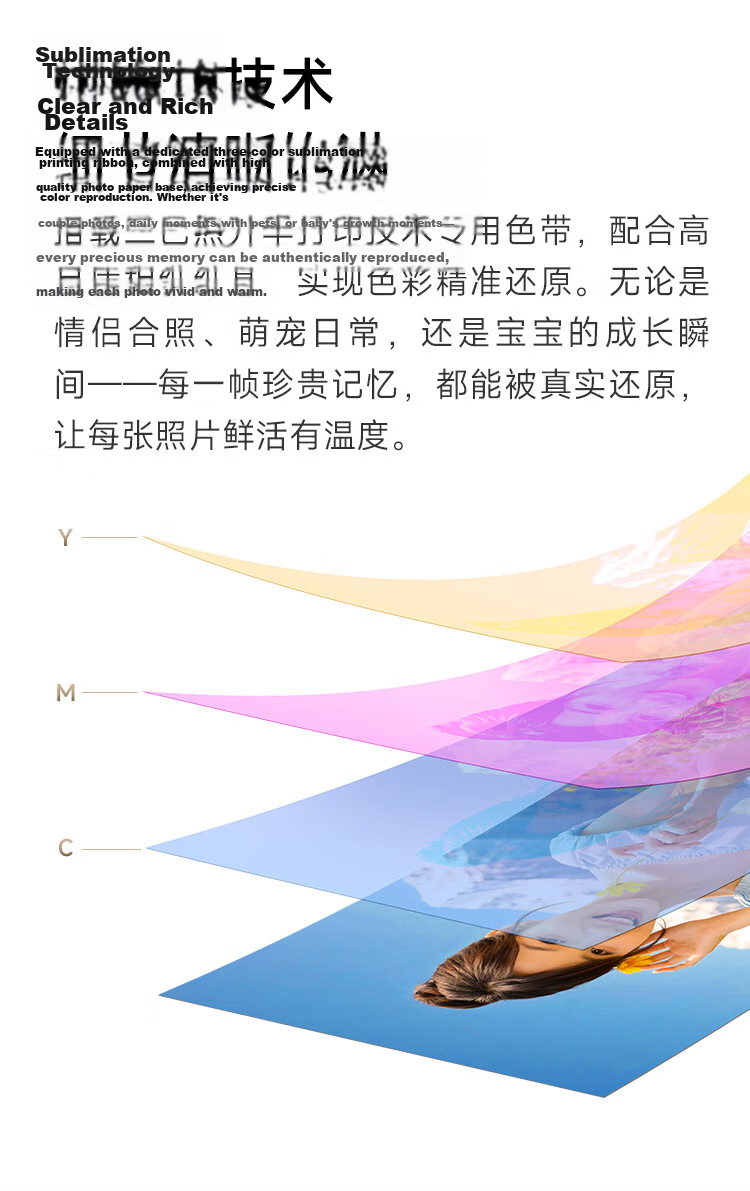 MI Mijia Desktop Printer Square Sticky Photo Paper (40 Sheets) Compatible with MI Mijia Photo Printer 1S / Mijia Desktop Photo Printer 2 7