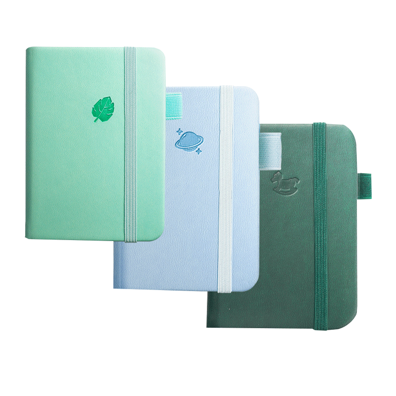 A7/100 Sheets Pocket Notebook Set of 3 Mini Portable Memo Notebooks Small Meeting Record Diary Planner Vocabulary Note Stationery