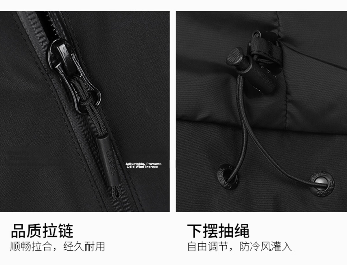 CAMEL [Wang Junkai's Choice], Outdoor Rain God Windbreaker Jacket for Men And Women, Hard Shell, Heavy Rain Level Windproof Waterproof Coat 45