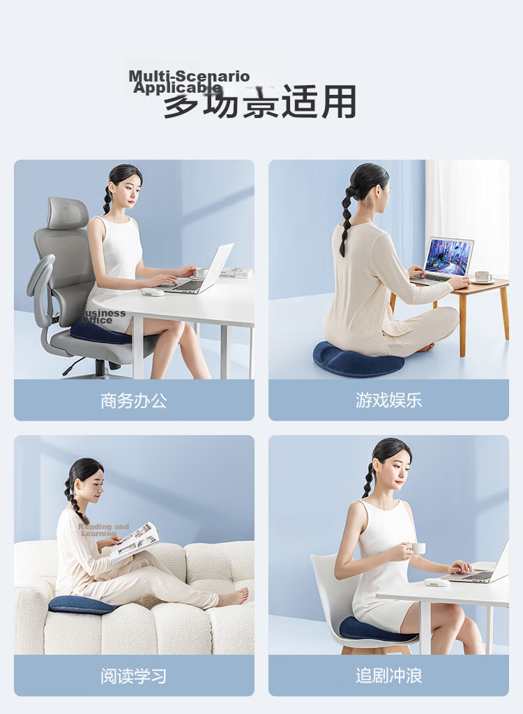 JD Original Petal Cushion, Office And Home Use, Buttocks Cushion, Breathable, Long-Sitting Pressure Relief Chair Pad, Butt Pad for Men And Wome 12