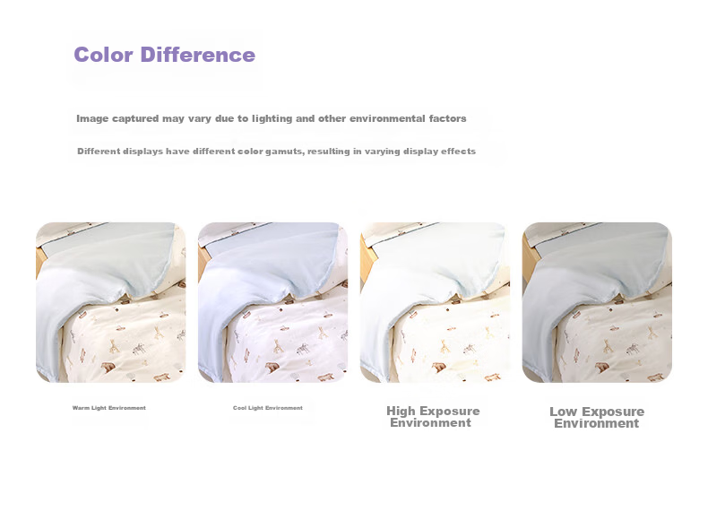 Luolai Children's Kindergarten 7-Piece Set Silicone Spine-Protecting Pillow Core Mattress Class A Machine-Washable Gauze Silk Nap Bedding Set 27