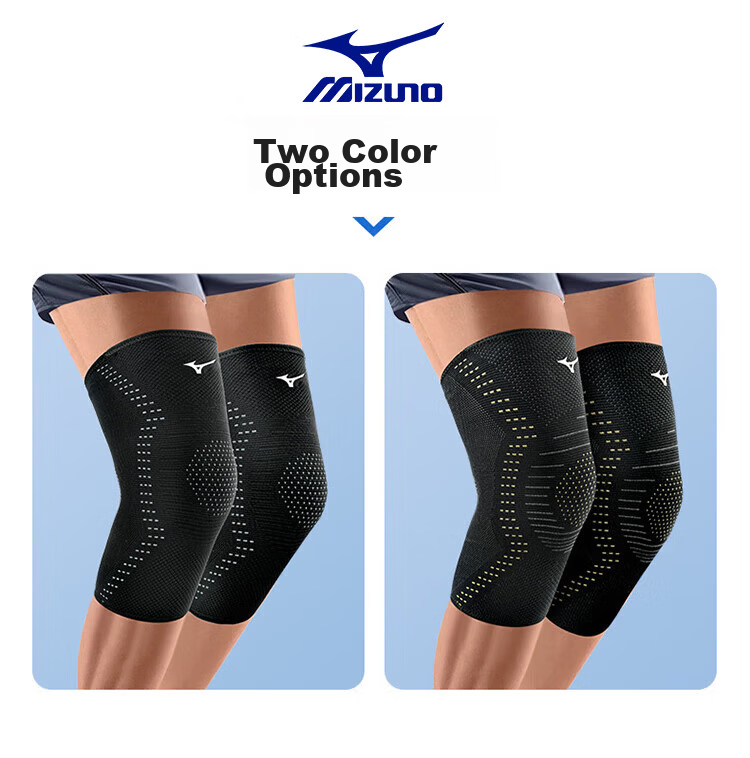MIZUNO Sports Knee Brace Professional Protection Meniscus Injury Running Hiking Basketball Badminton Knee Warmer Support for Men and Women 12