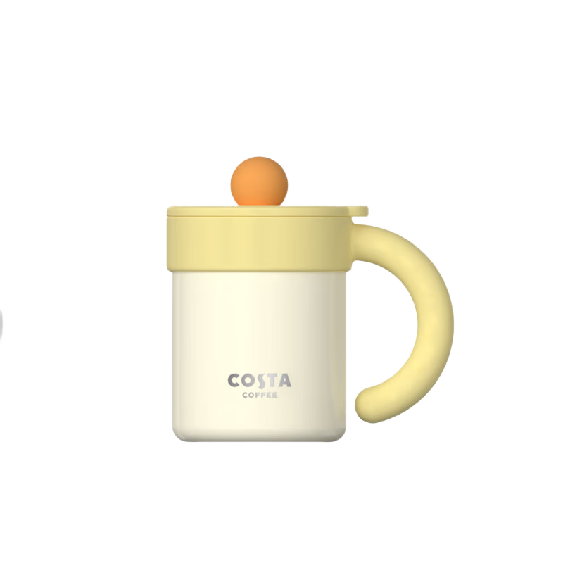 COSTA Desktop Handheld Insulated Cup for Men And Women, Stylish Stainless Steel Coffee Water Mug, Gift for Girlfriend Or Wife