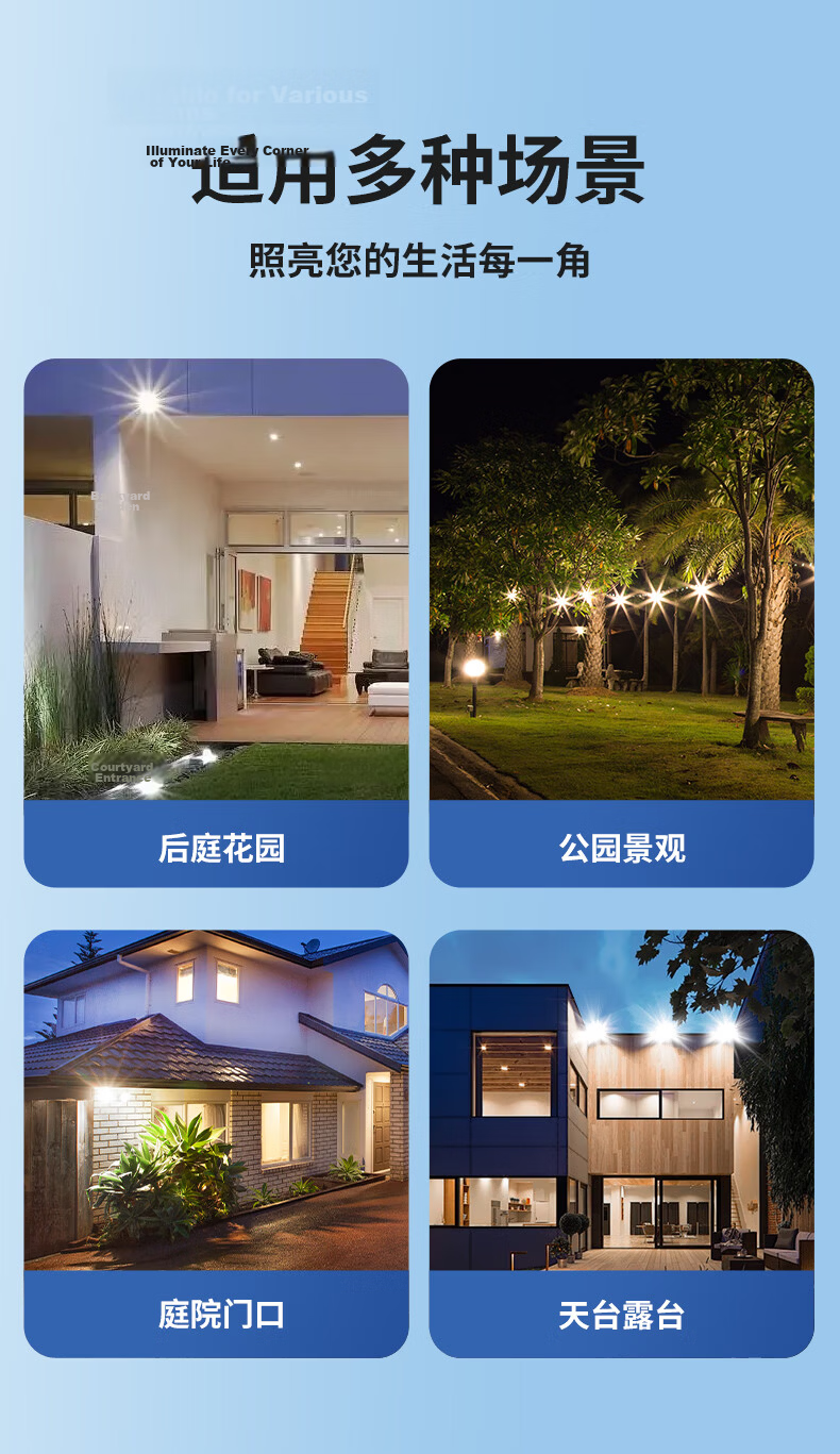 FSL Foshan Lighting Solar Outdoor Street Light New Rural IP65 Waterproof Super Bright Floodlight 1080lm with 2.2m Charging Cable and Remote Light Control 17