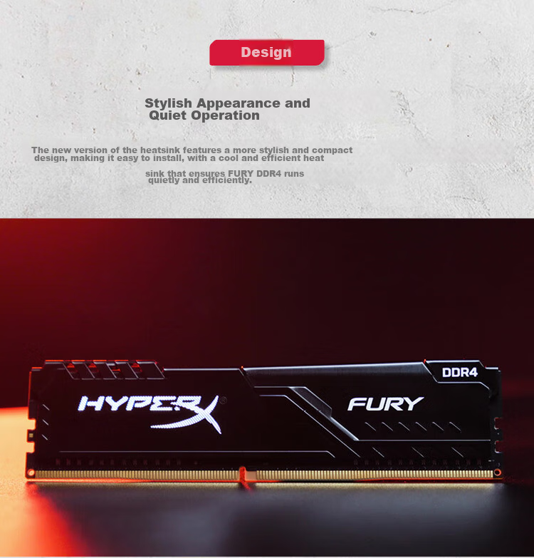 Kingston FURY 32GB (16G×2) Kit, DDR4 3600, Desktop Memory Module, Beast Series, HyperX 6