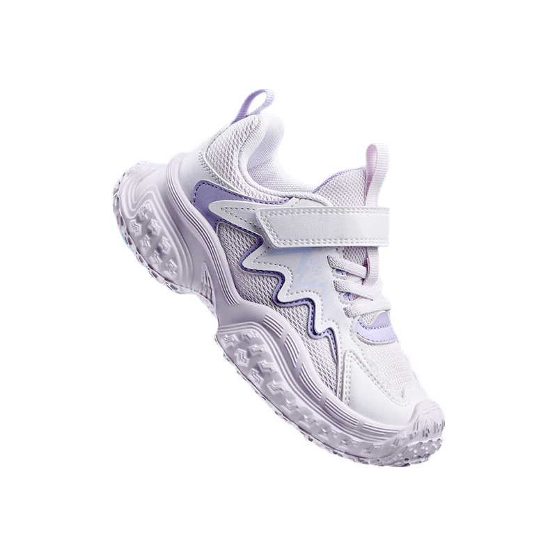 361° Kids Sports Shoes 2026 Spring Boys and Girls Toddlers 3-7 Years Soft Elastic Durable Casual Running Shoes Purple Size 31
