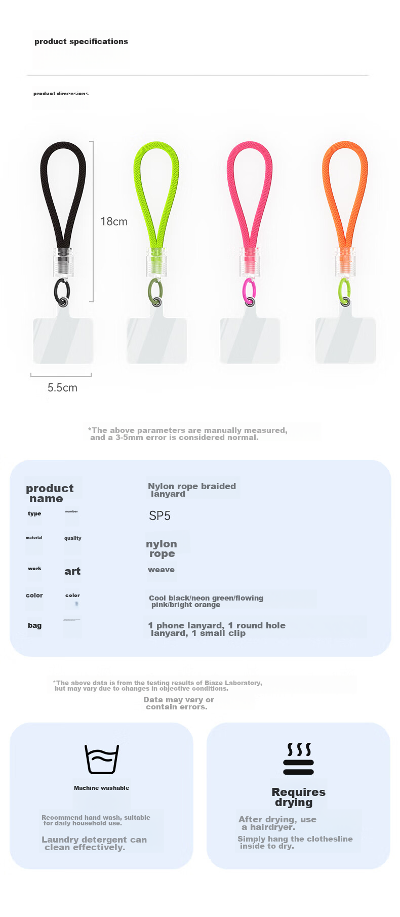 BIAZE Phone Wrist Strap, Short Anti-Theft And Anti-Loss Handheld Strap Case, Transparent Pad, Unisex, Suitable for Apple 17/Huawei/Xiaomi Phones And Others, SP5-Fluorescent Gree 15