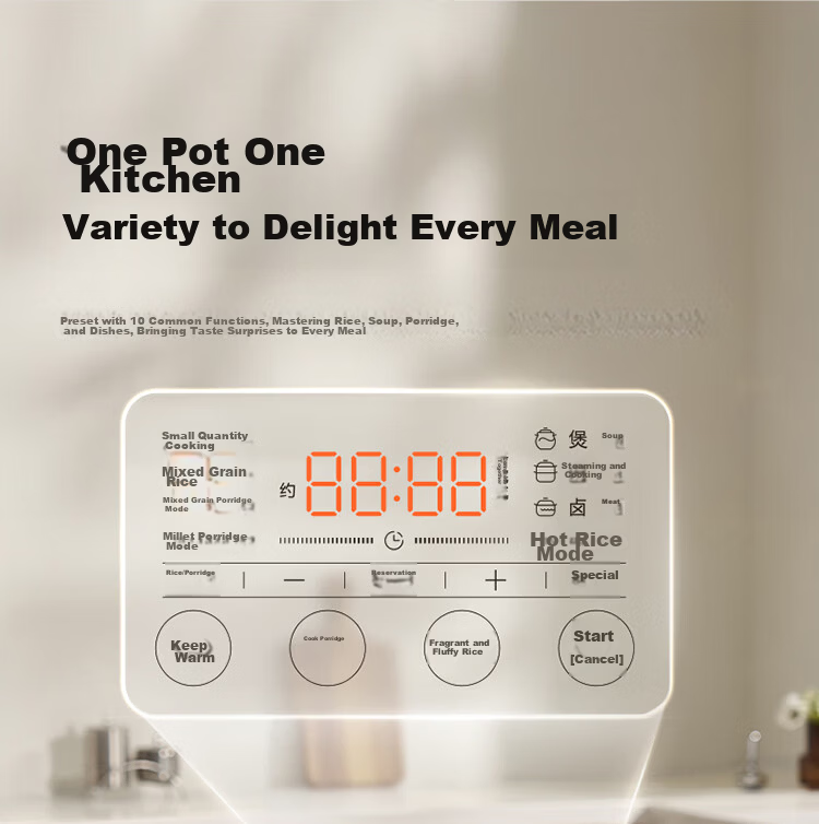 SUPOR 2-Liter Large Capacity, for Home Use 1-2 People, Smart Reservation Multi-Function Rice Cooker, Non-Coated 304 Stainless Steel Inner Pot, SF20FC945A 13