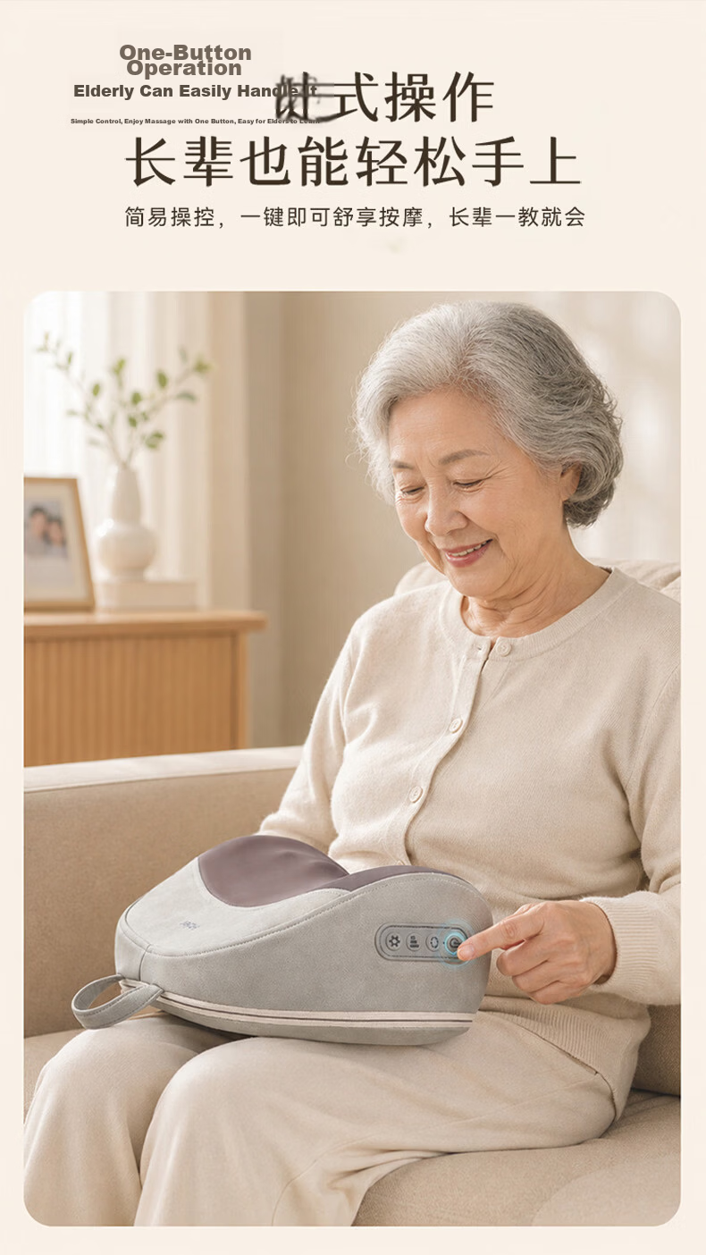 Haier Cervical Massager Waist Massager Massage Pillow Neck Shoulder Back Massage Cushion Leg Full Body HHZ-Y602Z-Pro Gift for Elders Teachers' Day 16