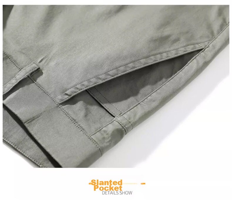Playboy Summer Lightweight Men's Casual Pants Pure Cotton Loose Straight-Leg New Trendy Brand Versatile Stretch Trousers for Men 27