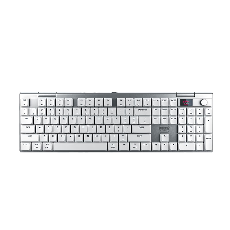CHERRY MX10.1 Wireless Mechanical Keyboard Gaming Keyboard Low Profile Switch Bluetooth Tri-Mode RGB Backlit Ultra-Thin 104-Key Office Keyboard