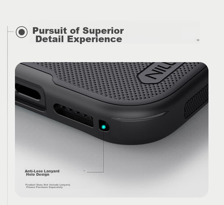 Nillkin Magnetic Case for iPhone 17 Pro Max Full Coverage Matte Anti-Slip Drop Protection Lens Raised Slim Minimalist Shield Pro Black 10